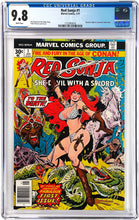 Load image into Gallery viewer, Red Sonja #1 CGC 9.8 White Pages 1977 Marvel Comics 1st Solo Series