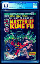 Load image into Gallery viewer, SPECIAL MARVEL EDITION #15 CGC 9.2 OW WHITE PAGES 🔥 1st SHANG CHI