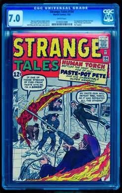 STRANGE TALES #104 CGC 7.0 WHITE PAGES 💎 UNPRESSED GRADED 2012