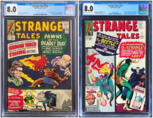 Load image into Gallery viewer, STRANGE TALES #123 #126 CGC 8.0 1964 Marvel Comics 1st Appearance Lot 2