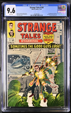 STRANGE TALES #138 CGC 9.6 WHITE PAGES 💎 1st ETERNITY