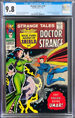 STRANGE TALES #150 CGC 9.8 WHITE PAGES 💎 1st UMAR (1 of 3 TOP GRADED)