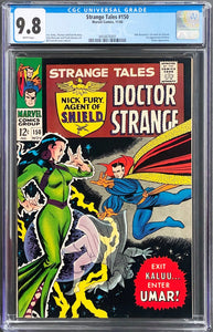 STRANGE TALES #150 CGC 9.8 WHITE PAGES 💎 1st UMAR (1 of 3 TOP GRADED)