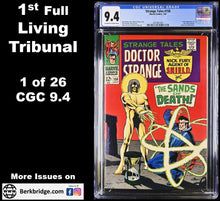 Load image into Gallery viewer, STRANGE TALES #158 CGC 9.4 OW WHITE PAGES 💎 1st FULL LIVING TRIBUNAL