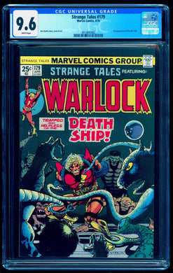 STRANGE TALES #179 CGC 9.6 WHITE PAGES 💎 1st PIP THE TROLL