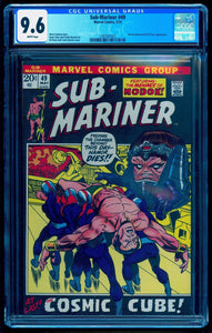 SUB-MARINER #49 CGC 9.6 WHITE PAGES