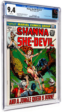 Load image into Gallery viewer, Shanna the She-Devil #1 CGC 9.4 White Pages 1972 Marvel Comics 1st Appearance