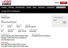 Load image into Gallery viewer, Shanna the She-Devil #1 CGC 9.4 White Pages 1972 Marvel Comics 1st Appearance (Unpressed)