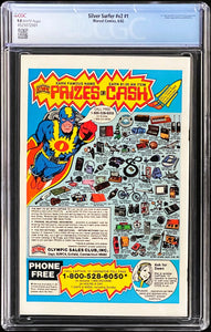 Silver Surfer v.2 #1 CGC 9.8 White 1982 Marvel Comics 1st Appearance Anddar Bal