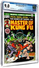 Load image into Gallery viewer, Special Marvel Edition #15 CGC 9.0 White Pages 1973 1st Shang-Chi Master of Kung Fu