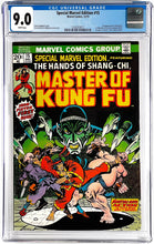 Load image into Gallery viewer, Special Marvel Edition #15 CGC 9.0 White Pages 1973 1st Shang-Chi Master of Kung Fu