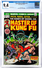 Load image into Gallery viewer, Special Marvel Edition #15 CGC 9.4 WP 1973 Marvel Comics 1st Appearance Shang-Chi