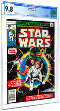 Load image into Gallery viewer, Star Wars #1 CGC 9.8 White Pages 1977 Marvel Comics 1st Printing (Perfect Wrap)