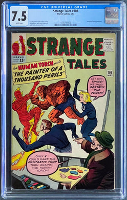 Strange Tales #108 CGC 7.5 White 1963 Marvel Comics 1st Appearance Painter