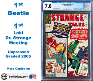 Strange Tales #123 CGC 7.0 1964 Marvel Comics 1st Appearance Beetle (Unpressed)