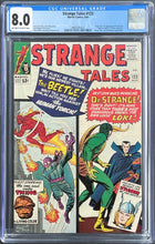 Load image into Gallery viewer, Strange Tales #123 CGC 8.0 1st Appearance Beetle 1964 Marvel Comics