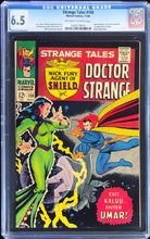 Load image into Gallery viewer, Strange Tales #126 #150 CGC 6.5 1st Appearance Clea, Dormammu, Umar 1964 1966 Marvel Comics