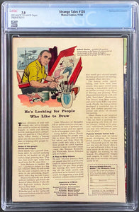 Strange Tales #126 CGC 7.0 1st Appearance Clea & Dormammu 1964 Marvel Comics