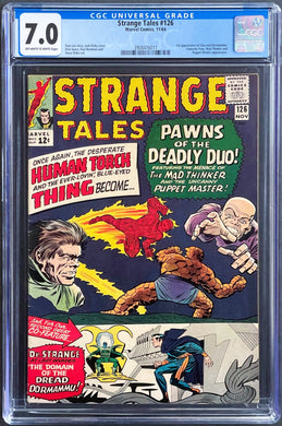 Strange Tales #126 CGC 7.0 1st Appearance Clea & Dormammu 1964 Marvel Comics