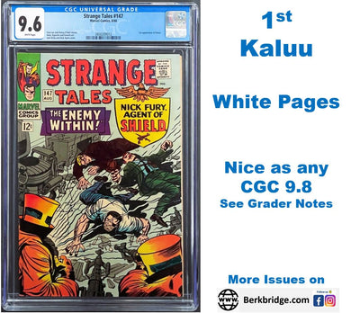 Strange Tales #147 CGC 9.6 White 1st Appearance 1966 Marvel Comics