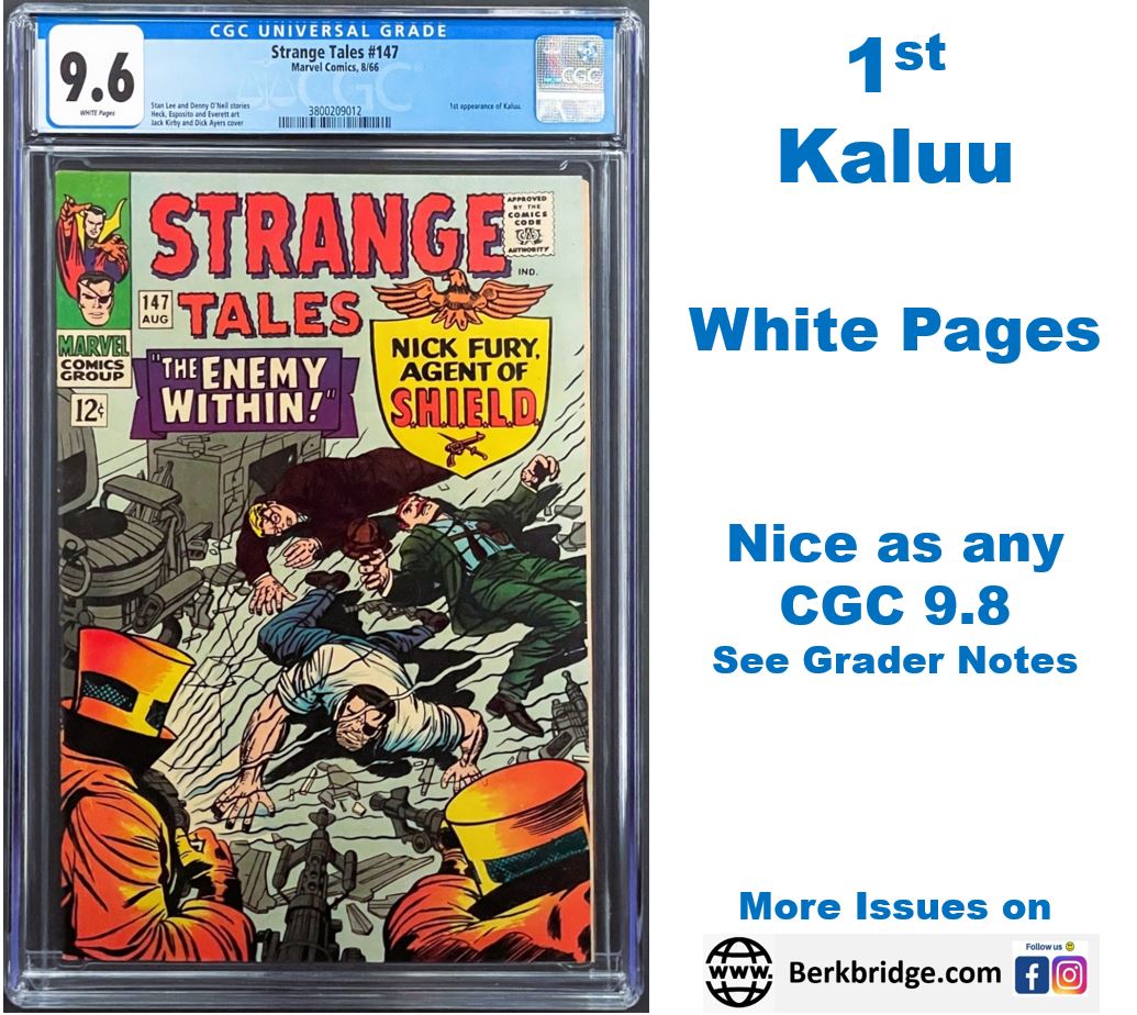 Strange Tales #147 CGC 9.6 White 1st Appearance 1966 Marvel Comics