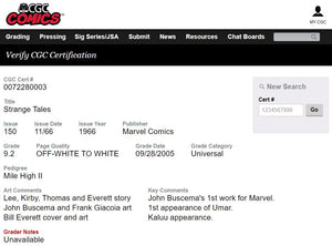 Strange Tales #150 CGC 9.2 1966 Marvel Comics MILE HIGH II PEDIGREE (UNPRESSED)