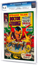 Load image into Gallery viewer, Strange Tales #156 White Pages CGC 9.4 1967 Marvel Comics 1st Appearance ZOM