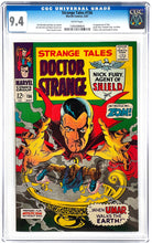 Load image into Gallery viewer, Strange Tales #156 White Pages CGC 9.4 1967 Marvel Comics 1st Appearance ZOM