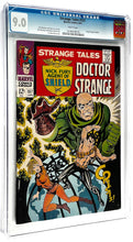 Load image into Gallery viewer, Strange Tales #157 CGC 9.0 White Pages 1967 Marvel Comics 1st LIVING TRIBUNAL (Un-Pressed)