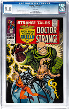 Load image into Gallery viewer, Strange Tales #157 CGC 9.0 White Pages 1967 Marvel Comics 1st LIVING TRIBUNAL (Un-Pressed)