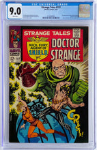 Load image into Gallery viewer, Strange Tales #157 CGC 9.0 White Pages 1967 Marvel Comics 1st LIVING TRIBUNAL