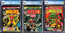 Load image into Gallery viewer, Strange Tales #178 #179 #180 CGC 9.6 White 1975 Marvel Comics Set of 3 1st Appearances