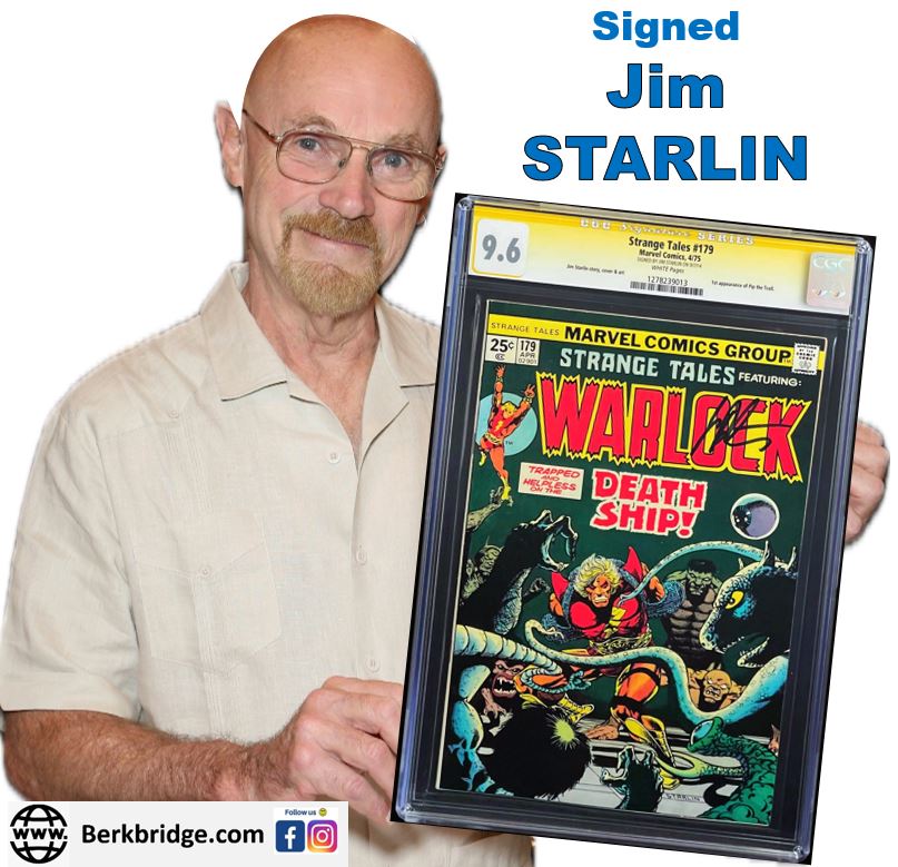 Strange Tales #179 CGC 9.6 SS Jim Starlin Signed 1st Appearance Pip the Troll 1975 Marvel Comics
