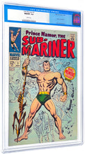 Load image into Gallery viewer, Sub-Mariner #1 CGC 9.8 White Pages 1968 Marvel Comics Origin Namor (Top Graded)