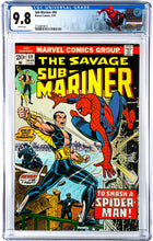 Load image into Gallery viewer, Sub-Mariner #69 CGC 9.8 White Pages Amazing Spider-Man App 1974 Marvel Comics