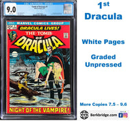 TOMB OF DRACULA #1 CGC 9.0 WHITE PAGES 💎 UNPRESSED (8008)