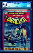 Load image into Gallery viewer, TOMB OF DRACULA #1 CGC 9.8 WHITE PAGES 💎 1st APPEARANCE