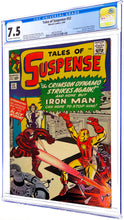 Load image into Gallery viewer, Tales of Suspense #52 CGC 7.5 OWW 1964 Marvel Comics 1st Appearance Black Widow