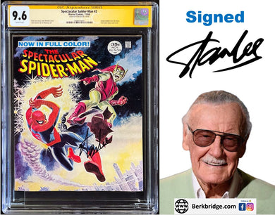 The Spectacular Spider-Man #2 CGC 9.6 SS White Signed Stan Lee 1968 Marvel Comics