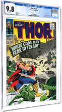 Load image into Gallery viewer, Thor #132 CGC 9.8 White Pages 1966 Marvel Comics 1st Appearance EGO the Living Planet