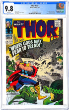 Load image into Gallery viewer, Thor #132 CGC 9.8 White Pages 1966 Marvel Comics 1st Appearance EGO the Living Planet
