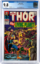 Load image into Gallery viewer, Thor #133 CGC 9.8 White Pages 1966 Marvel Comics 1st Appearance EGO (1 of 4)