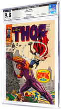 Load image into Gallery viewer, Thor #140 CGC 9.8 Pedigree 1967 Marvel Comics 1st Appearance Growing Man (CVA Certified)