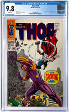 Load image into Gallery viewer, Thor #140 CGC 9.8 White Pages 1967 Marvel Comics 1st App Growing Man