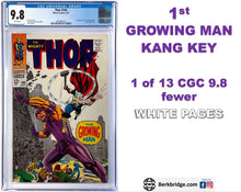 Load image into Gallery viewer, Thor #140 CGC 9.8 White Pages 1967 Marvel Comics 1st App Growing Man