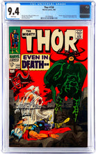 Load image into Gallery viewer, Thor #150 CGC 9.4 White Pages 1968 Marvel Comics HELA Key Issue