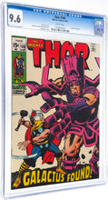 Load image into Gallery viewer, Thor #168 CGC 9.6 White Pages 1969 Marvel Comics Origin Galactus (1 of 12)