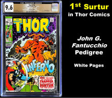 Load image into Gallery viewer, Thor #176 CGC 9.6 White PEDIGREE 1970 Marvel Comics Surtur Appearance