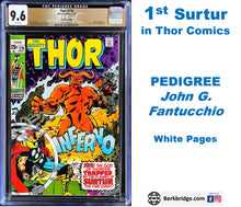 Load image into Gallery viewer, Thor #176 CGC 9.6 White PEDIGREE 1970 Marvel Comics Surtur Appearance
