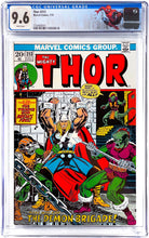 Load image into Gallery viewer, Thor #213 CGC 9.6 White Pages 1973 Marvel Amazing Spider-Man 122 Full Page Ad